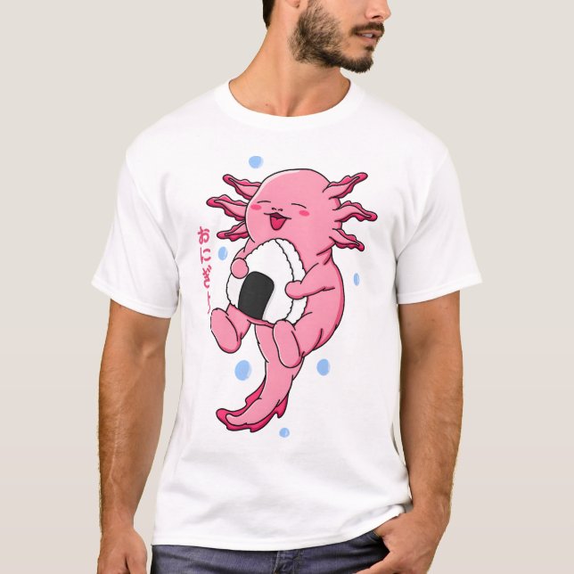 Camiseta Axolotl Onigiri (Frente)