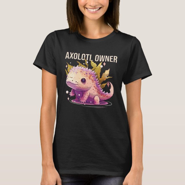 Camiseta Axolotl Owner Salamander Amphibian Mexican Walking (Frente)