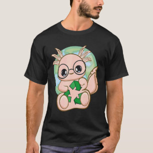 Camiseta Axolotl Pet Earth Day Todos Os Dias Andando Peixes