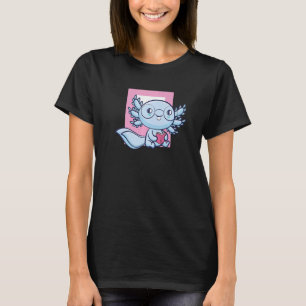Camiseta Axolotl Read Book Ambystoma Mexicanum Passeio Mexi