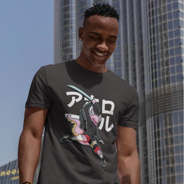 Camiseta Axolotl Samurai (Criador carregado)