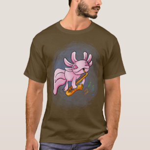 Camiseta Axolotl Saxofone