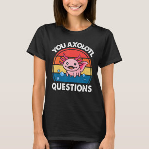 Camiseta Axolotl Shirt Kids Garoto Você, Axolotl, Dúvida Fo