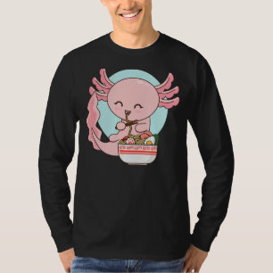 Camiseta Axolotl Shirt Ramen Bowl Noodles Japoneses Axolotl