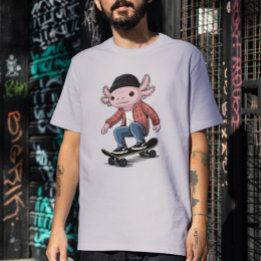Camiseta Axolotl Skateboarder Ripper Skater
