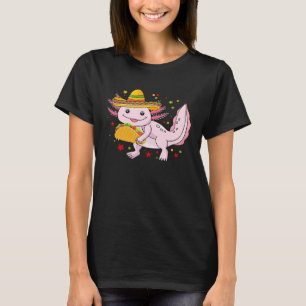 Camiseta Axolotl Tacos Comendo Tacos Comidas mexicanos