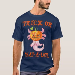 Camiseta Axolotl Trick Ou Tratar O Figurino Axolotl Hallowe