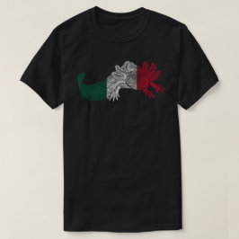 Camiseta Axolotl - VERMELHO, BRANCO & VERDE - Band