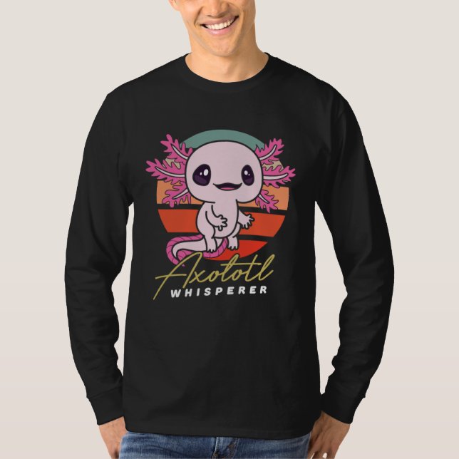 Camiseta Axolotl Whisperer Mexican Amphibian Tiger Salamand (Frente)