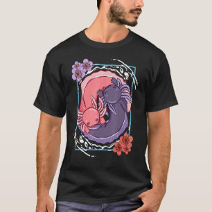 Camiseta Axolotl Yin Yang Plush Pets Cerejeira 1