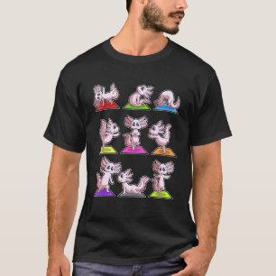 Camiseta Axolotl Yoga Possui ginástica esportiva Ohm pulsaç