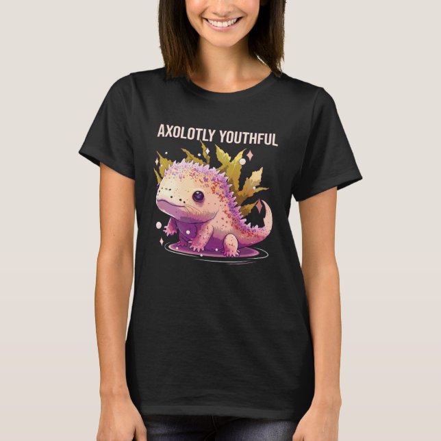 Camiseta Axolotly Youthful Axolotl Amphibian Mexican Walkin (Frente)