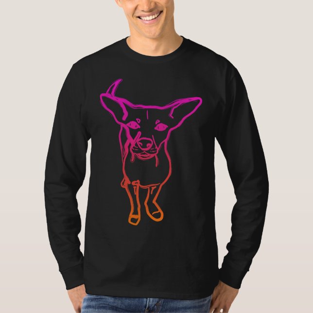 Camiseta Ay Chihuahua Pink Palette (Frente)