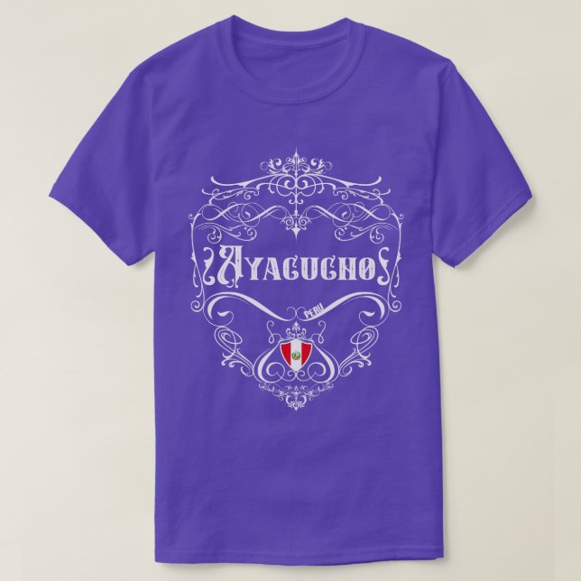 Camiseta Ayacucho Vintage design 1 (Frente do Design)