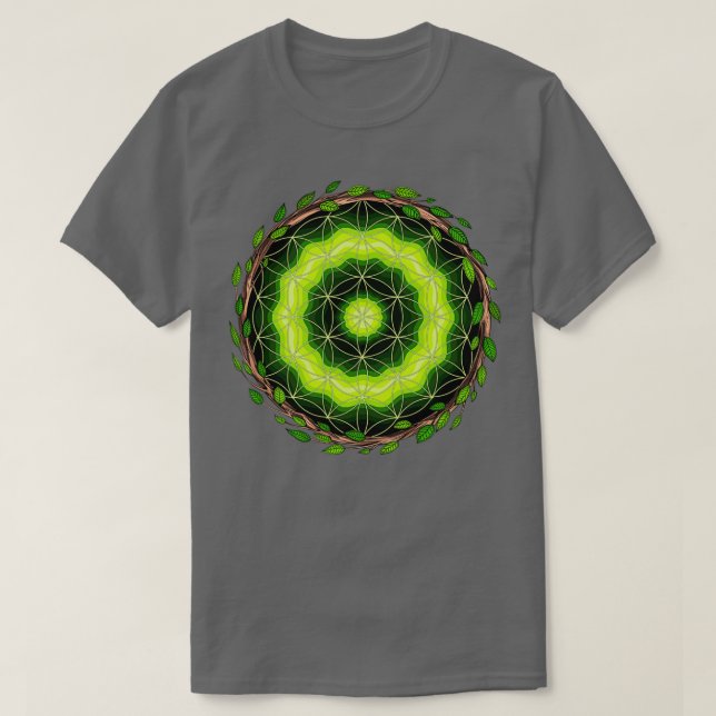 Camiseta Ayahuasca - Geometria Sagrada (Frente do Design)