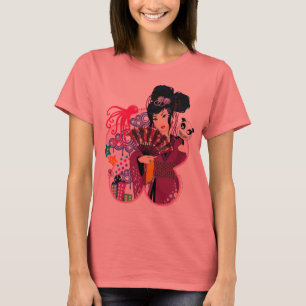 Camiseta Ayaka na Cidade de Harajuku