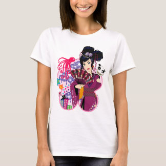 Camiseta Ayaka na cidade de Harajuku