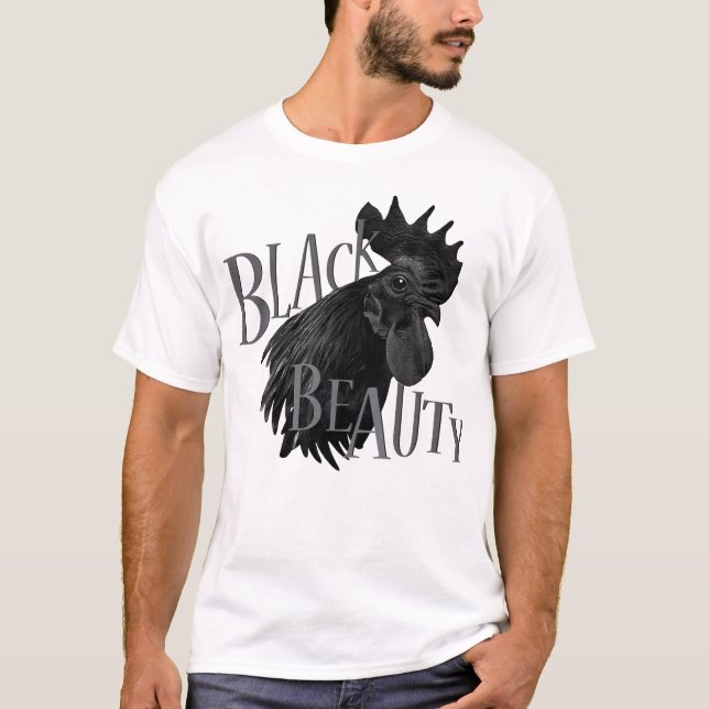 Camiseta Ayam Cemani Rooster Chickens (Frente)