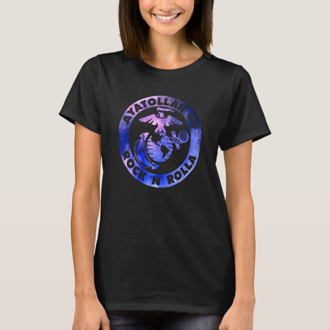 Camiseta Ayatollah Do Rock N Rolla Galaxy (Frente)