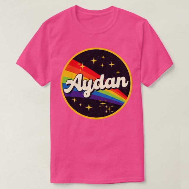 Camiseta Aydan Rainbow No Space Vintage Style (Frente do Design)