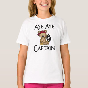 Camiseta Aye Aye t-shirt da campainha do pirata do urso do