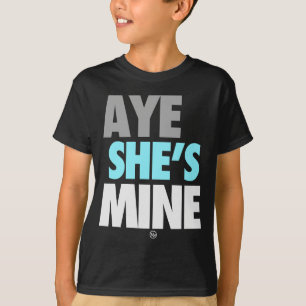 Camiseta Aye é meu (ciano)