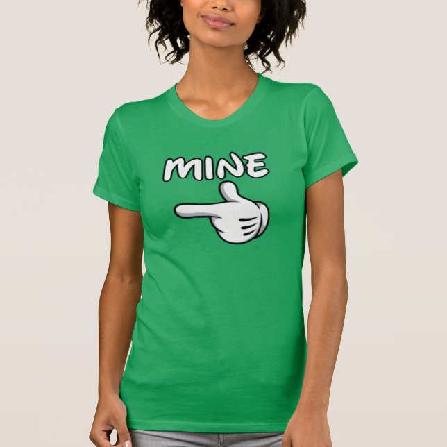 Camiseta Aye é t-shirt da mina (Frente)