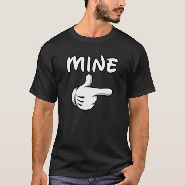 Camiseta Aye é t-shirt da mina (Frente)