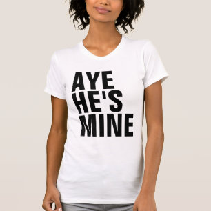 Camiseta Aye é t-shirt da mina