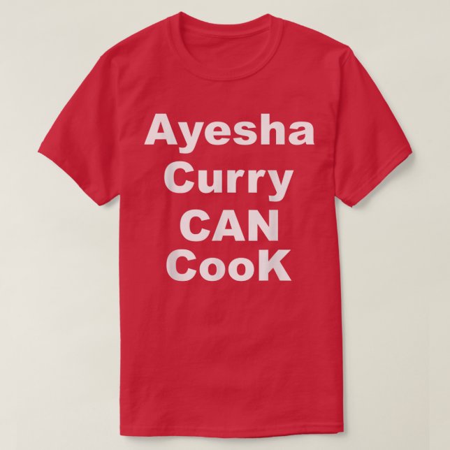 Camiseta Ayesha Curry Can CookAyesha Curry Can Cook Trend  (Frente do Design)