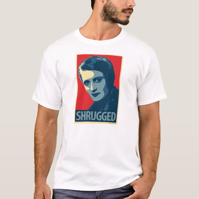 Camiseta Ayn Rand - Shrugged: T-shirt de OHP (Frente)