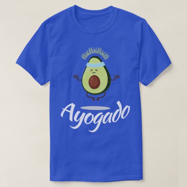 Camiseta Ayogado Yoga Avocado (3) (Frente do Design)