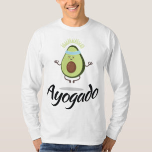 Camiseta Ayogado - Yoga Avocado - Fruta espiritual - Vegan 