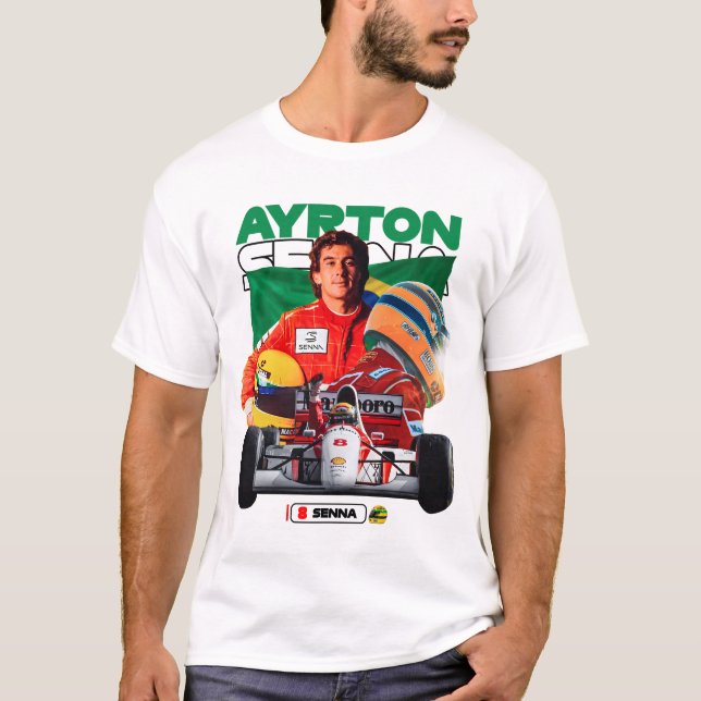 Camiseta Ayrton Senna (Frente)