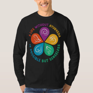 Camiseta Ayurvedic Doshas Vata Kapha Pitta Uma Vida Sem Um