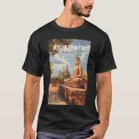 Ayutthaya Thailand Viagem Art Vintage