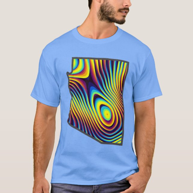 Camiseta AZ Psicodélico (Frente)