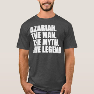 Camiseta Azariah Nome Azariah Nome dado Azariah