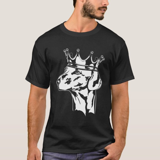 Camiseta Azawakh with crown dog greyhound mom (Frente)
