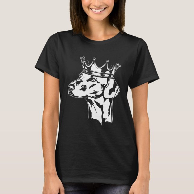 Camiseta Azawakh with crown dog greyhound mom (Frente)