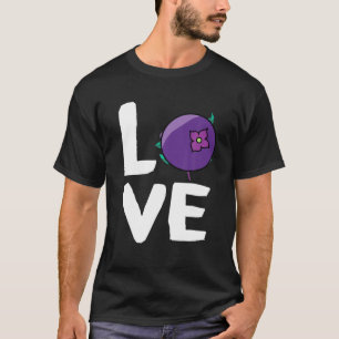 Camiseta Azeberry Blueberry Amor Fruta de Halloween