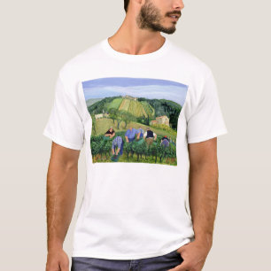 Camiseta Azeitonas e girassóis do vinhedo
