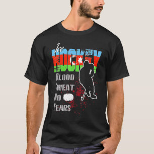 Camiseta Azerbaijão apoia Suor De Sangue Sem Medo De Choque