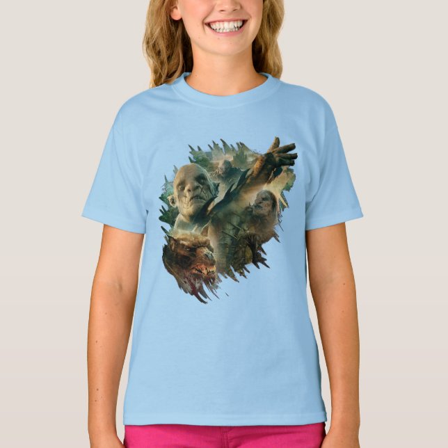 Camiseta Azog, Narzug e Gráfico Bolg (Frente)