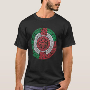 Camiseta Aztec Calendário Mayan Indígenas Mexicano Aztec Ja