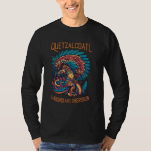 Camiseta Aztec Deus asteca Cultura Mayan Indígenas Quetzalc