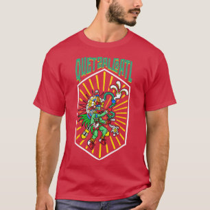 Camiseta Aztec Deus do Vento Quetzalcoatl