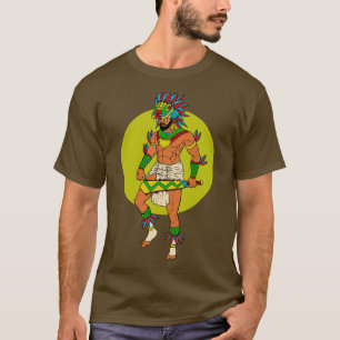 Camiseta Aztec Deus do Vento Quetzalcoatl 2