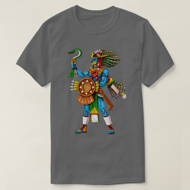 Camiseta Aztec Deus Huitzilopochtli (Frente do Design)