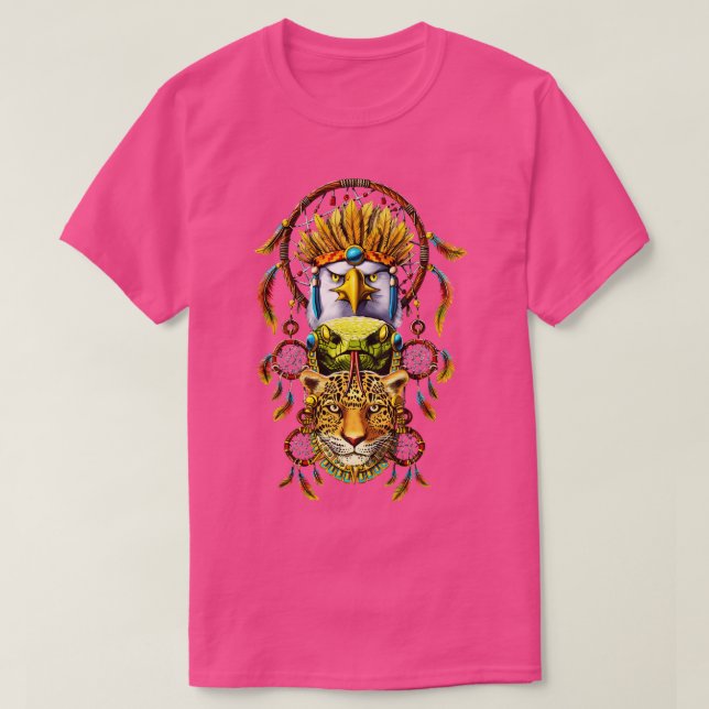 Camiseta Aztec Dreamcatcher (Frente do Design)